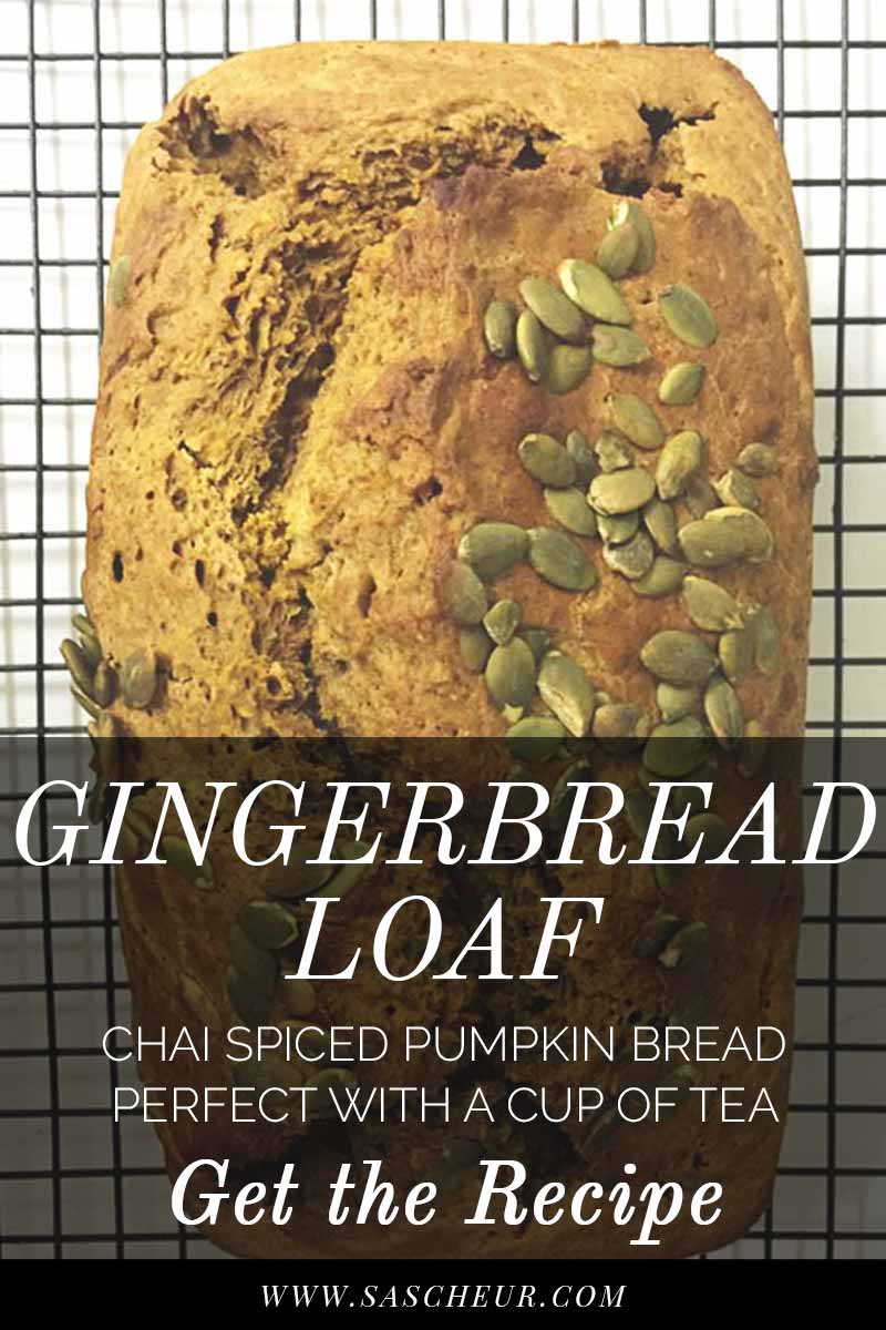 Chai Spiced Pumpkin Bread is the perfect pick me up during winter. Get the recipe!