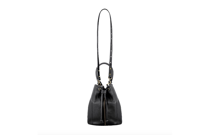 Louis Vuitton NN14 Cuir Nuance Bucket Bag Leather GM Black 218090145