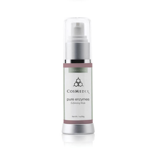 Cosmedix Pure Enzymes helps unclog pores and refine skin for a fresh, dewy glow.