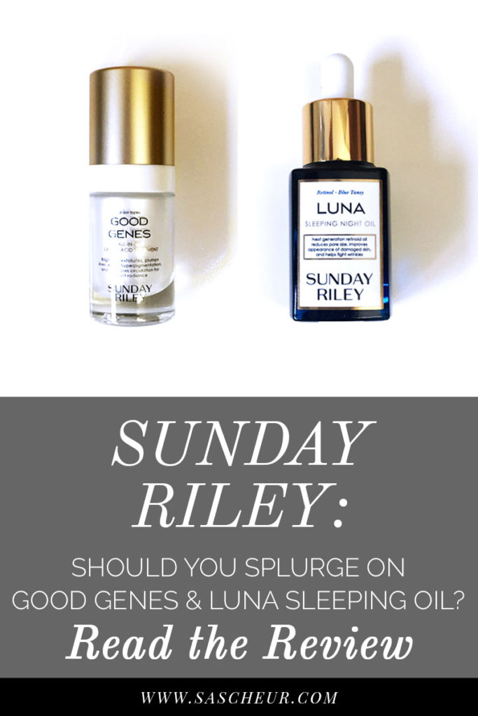 I’ve been coveting the Sunday Riley range for a while now. I’m always a little skeptical about these ‘cult products’, though, and it took me a while to work up the nerve to fork out the A$124* for The Power Couple skincare pack from Mecca Cosmetica. But do they work?