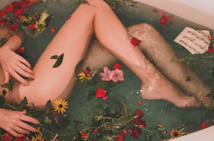 Flower Milk Bath